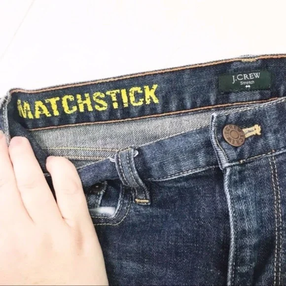 J Crew Factory Matchstick Straight Stretch Jeans - Picture 3 of 6